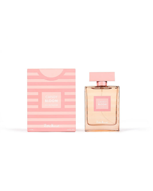 Package et flacon de notre parfum Little Marcel,  Candy Bloom