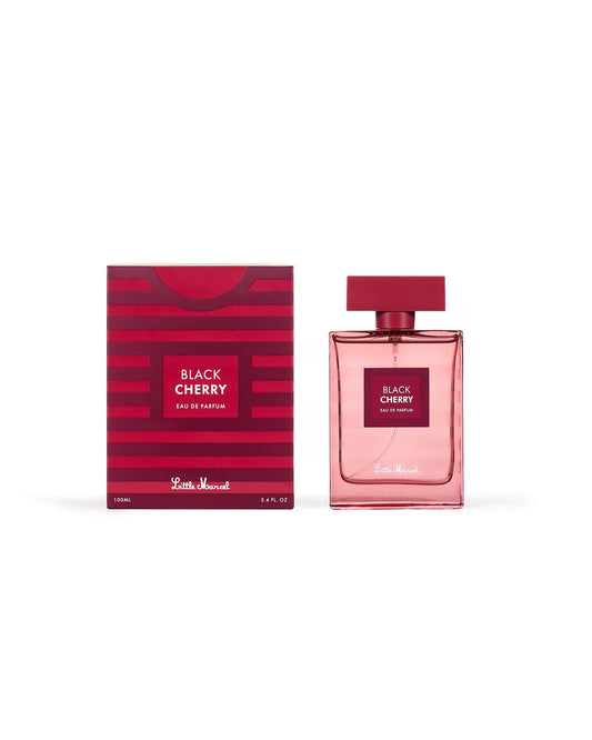 Package et flacon de notre parfum, Black Cherry